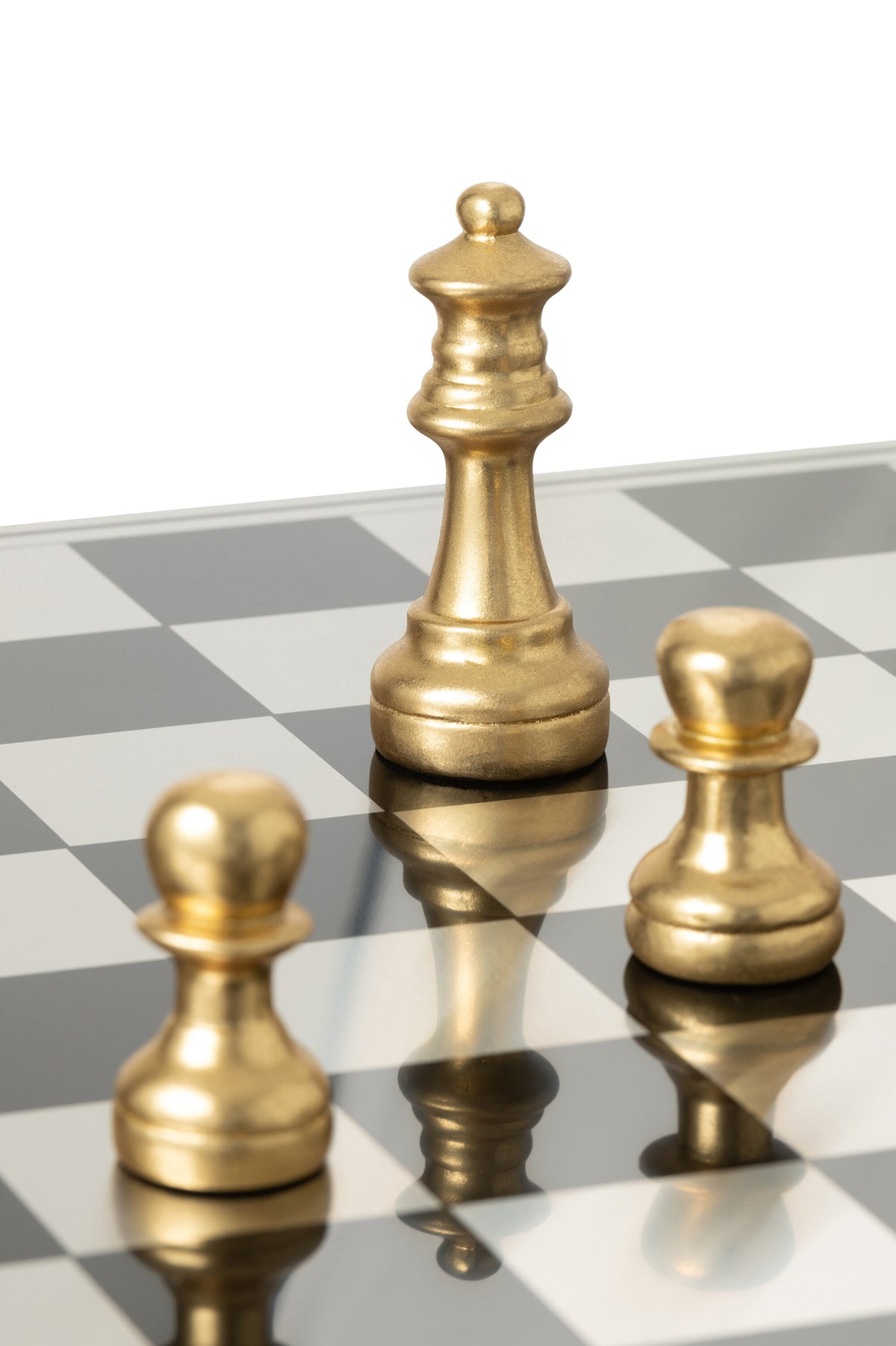 Chess Set Plateay Gold/Black Polyresin J-Line