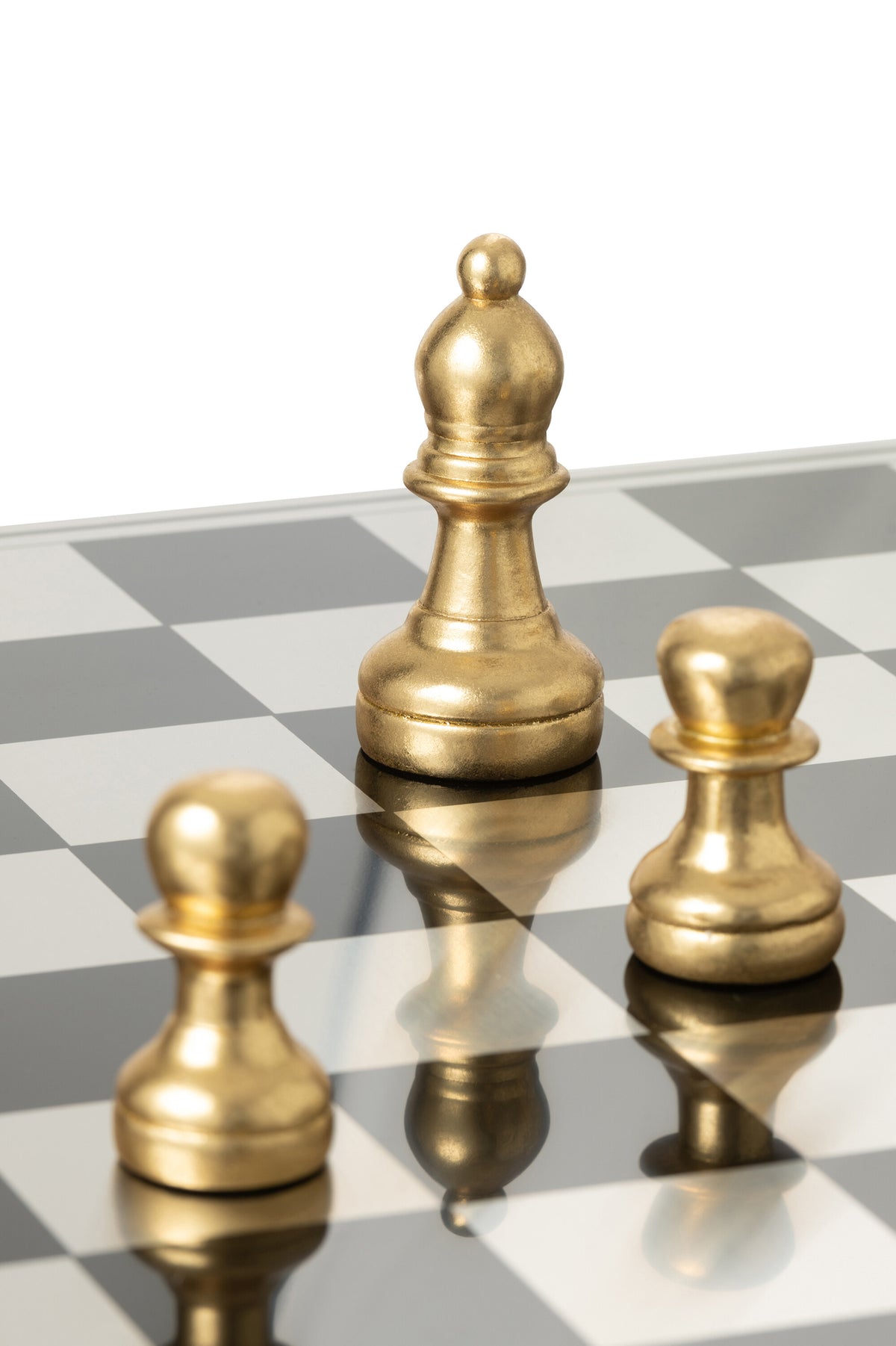 Chess Set Plateay Gold/Black Polyresin J-Line
