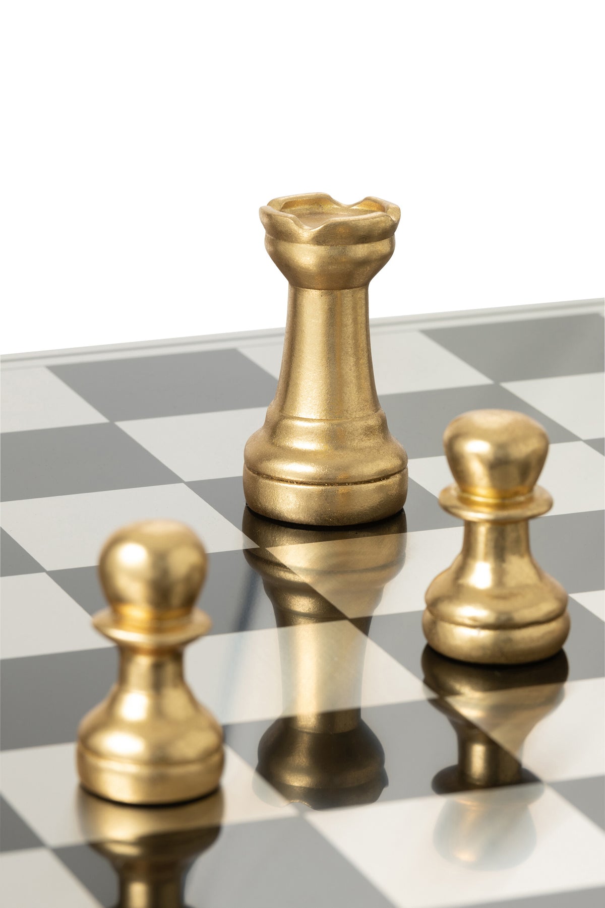 Chess Set Plateay Gold/Black Polyresin J-Line