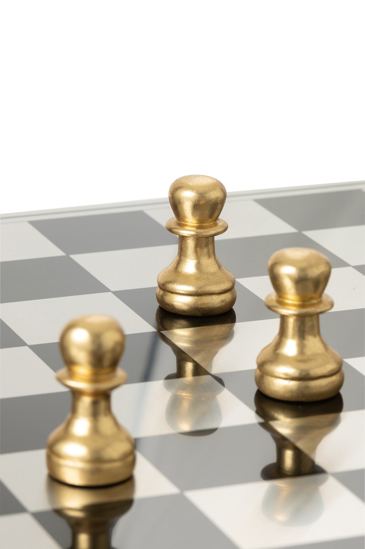 Chess Set Plateay Gold/Black Polyresin J-Line