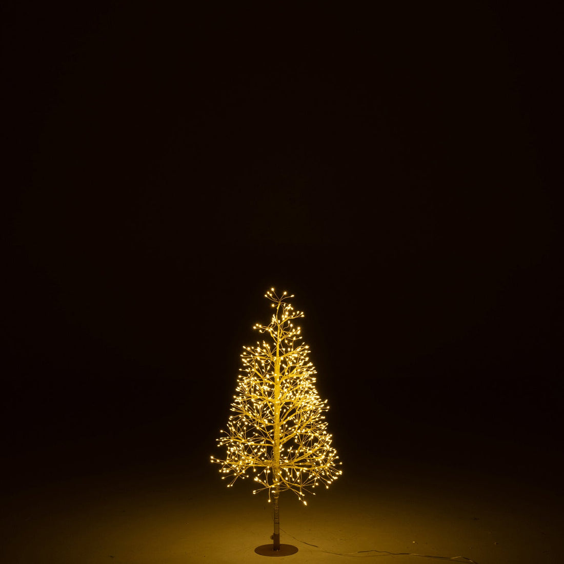 Christmas Tree Warm White LED Lights Gold-Colored Iron Small H80cm J-Line