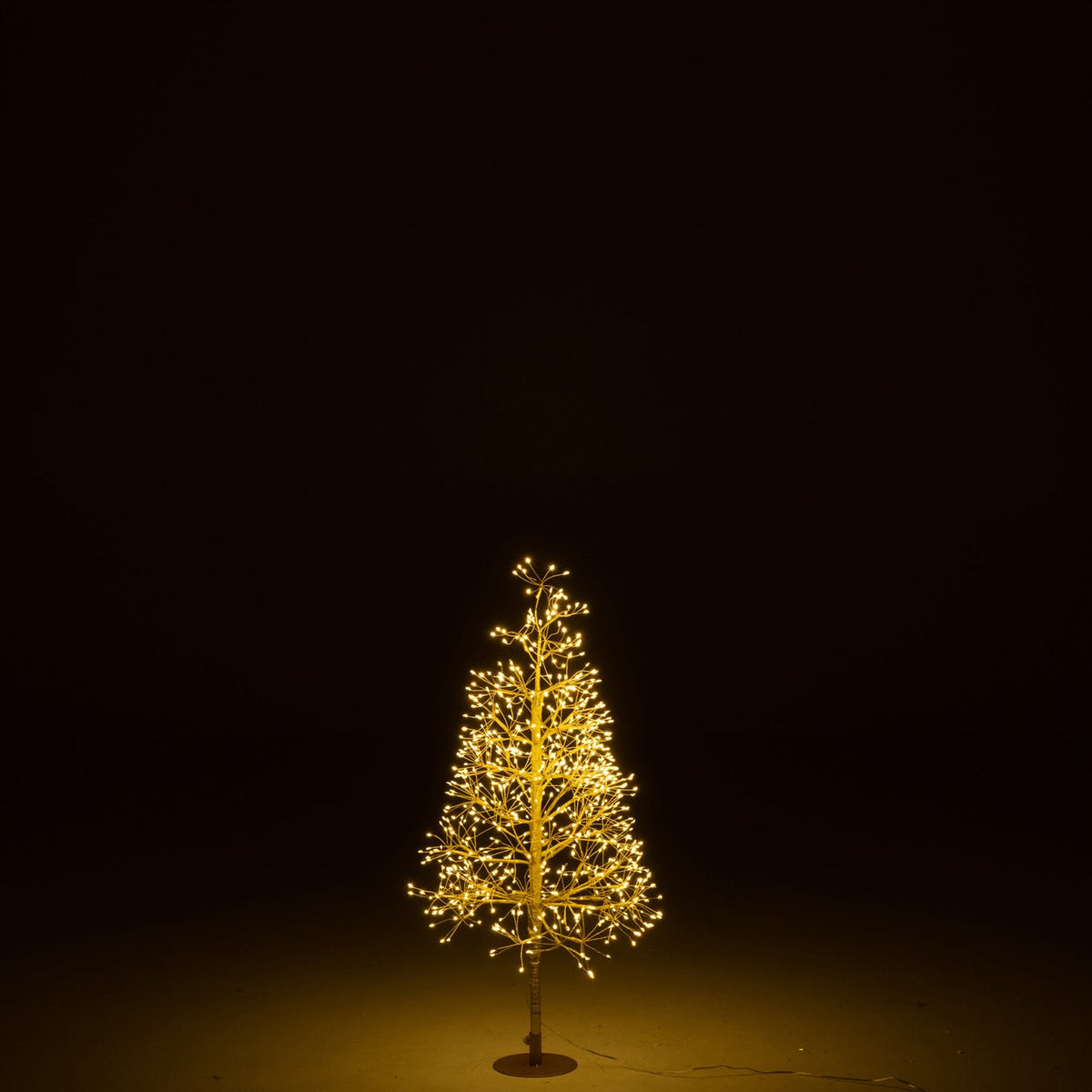 Christmas Tree Warm White LED Lights Gold-Colored Iron Small H80cm J-Line