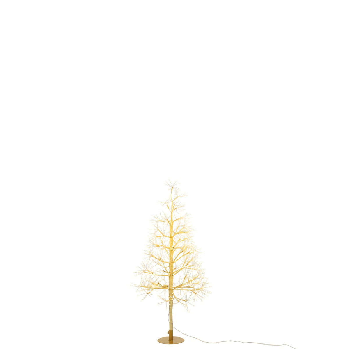Christmas Tree Warm White LED Lights Gold-Colored Iron Small H80cm J-Line