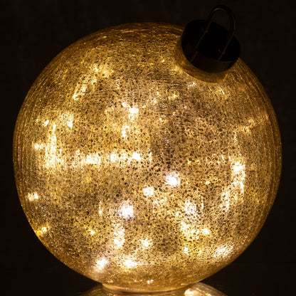 Christmas Bauble LED Glass Gold-Colored Large J-Line