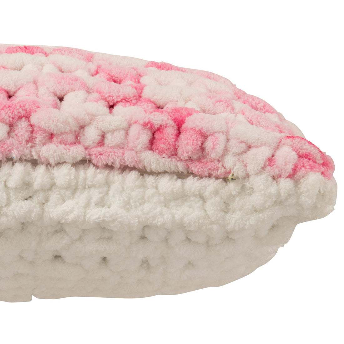 Cushion Ribbed Polyester Pink/White J-Line