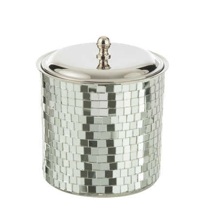 Ice Bucket Mosaic Stainless Steel Silver J-Line