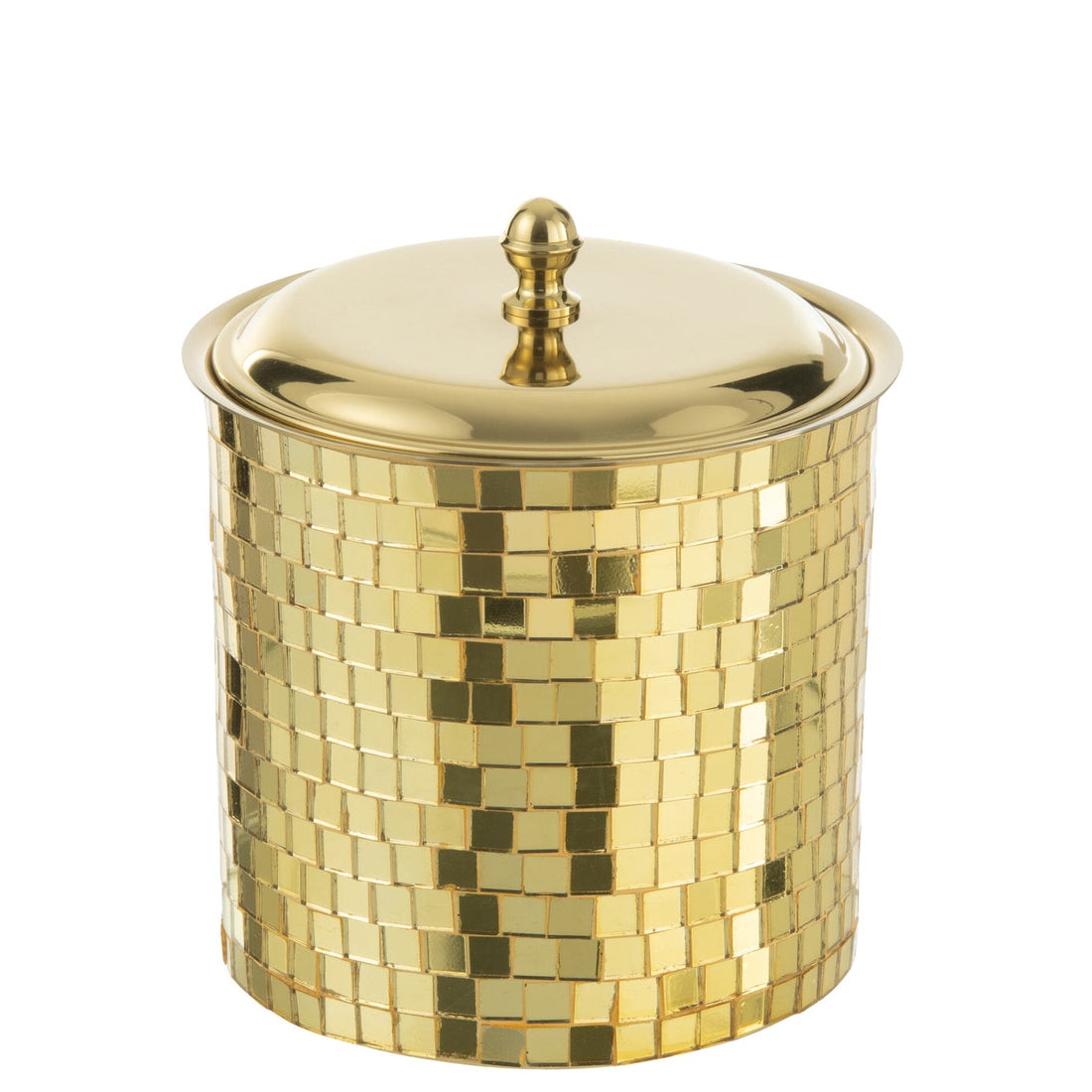 Ice Bucket Mosaic Stainless Steel Gold J-Line