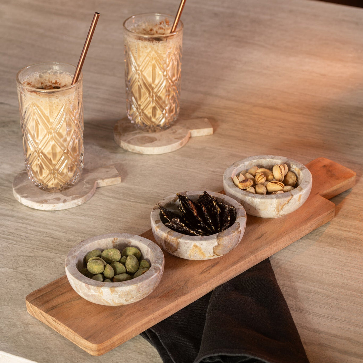 Spice Set Marble Natural/Beige J-Line
