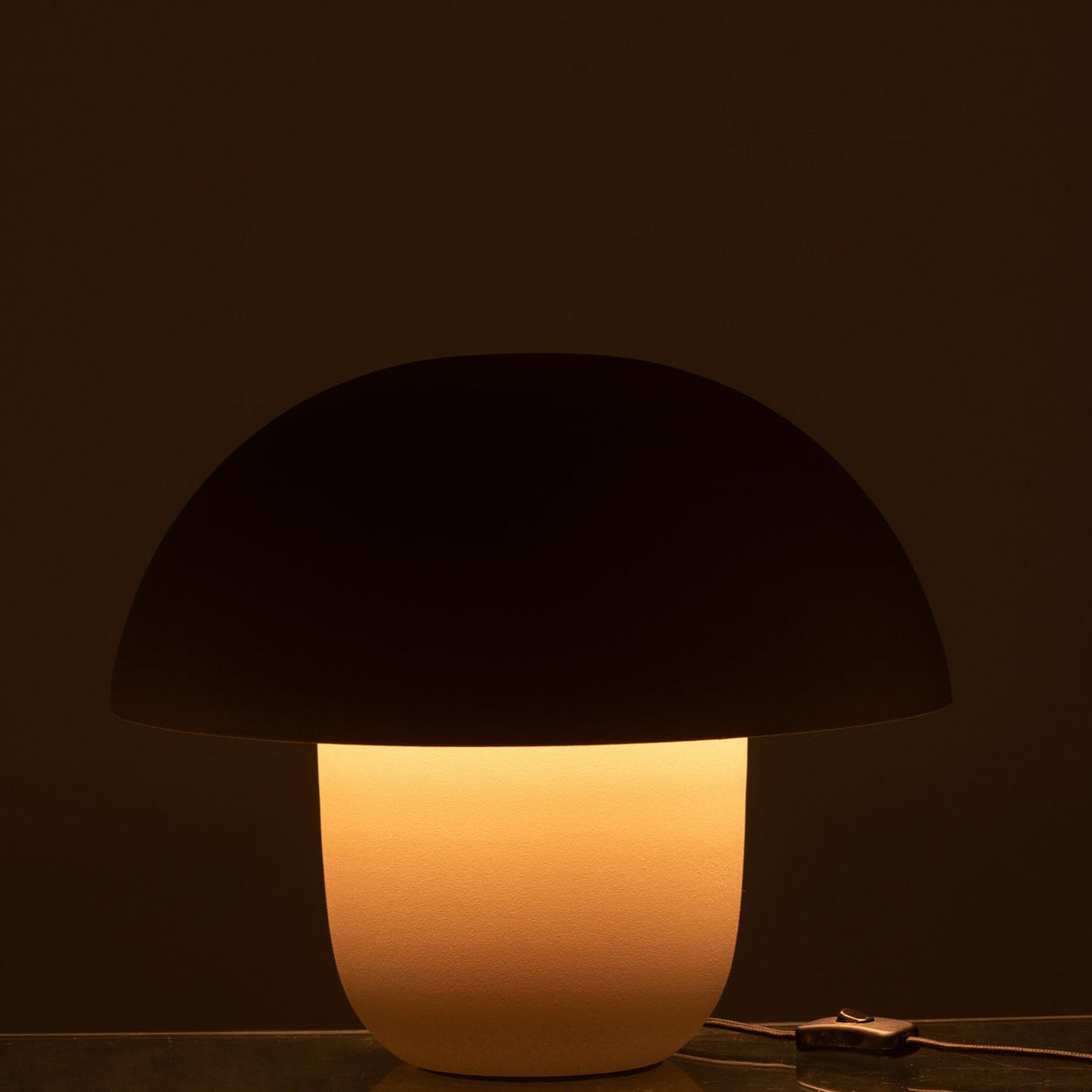 Table Lamp Metal Taupe Medium J-Line