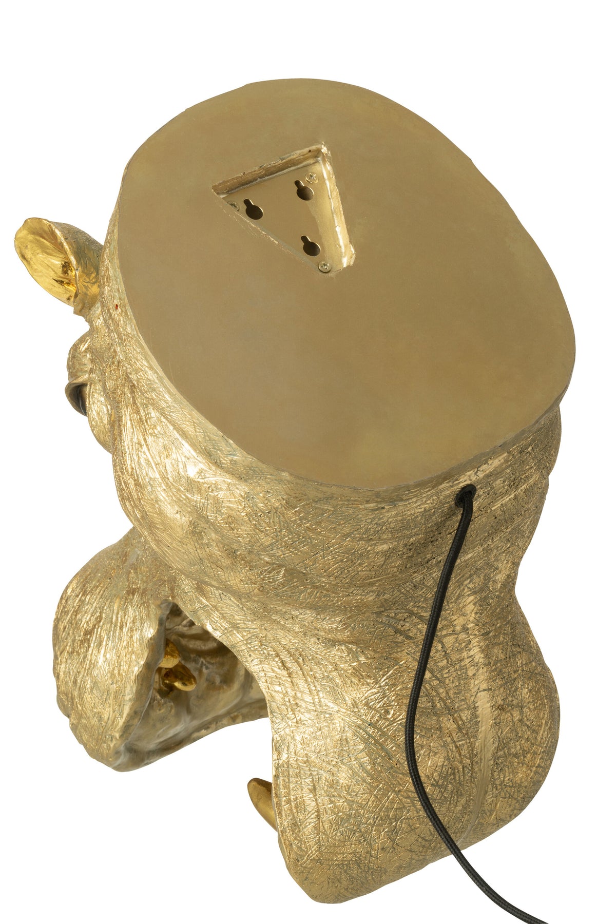 Wall Lamp Hippo Head Resin Gold-Colored J-Line