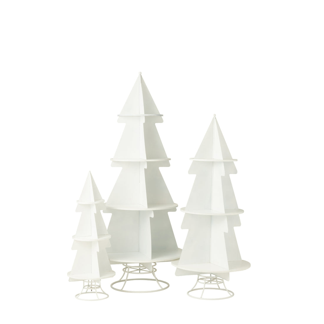 Christmas Tree Display Metal White Large J-Line