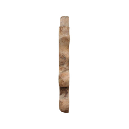 Teak Wood Wall Decoration Peony Large Raw Materials