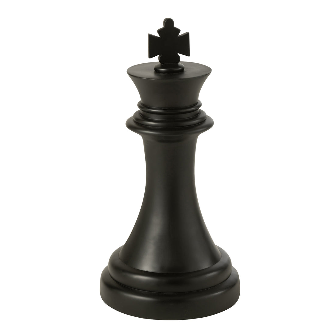 Large Chess Piece Black King J-Line