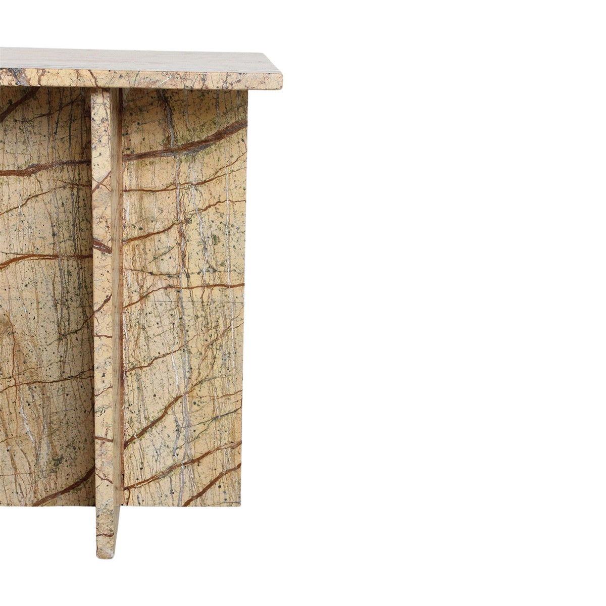 Seoul Marble Side Table Bizar Raw Materials