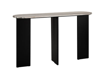 Console Table Mathilde Black/Grey Marble J-Line