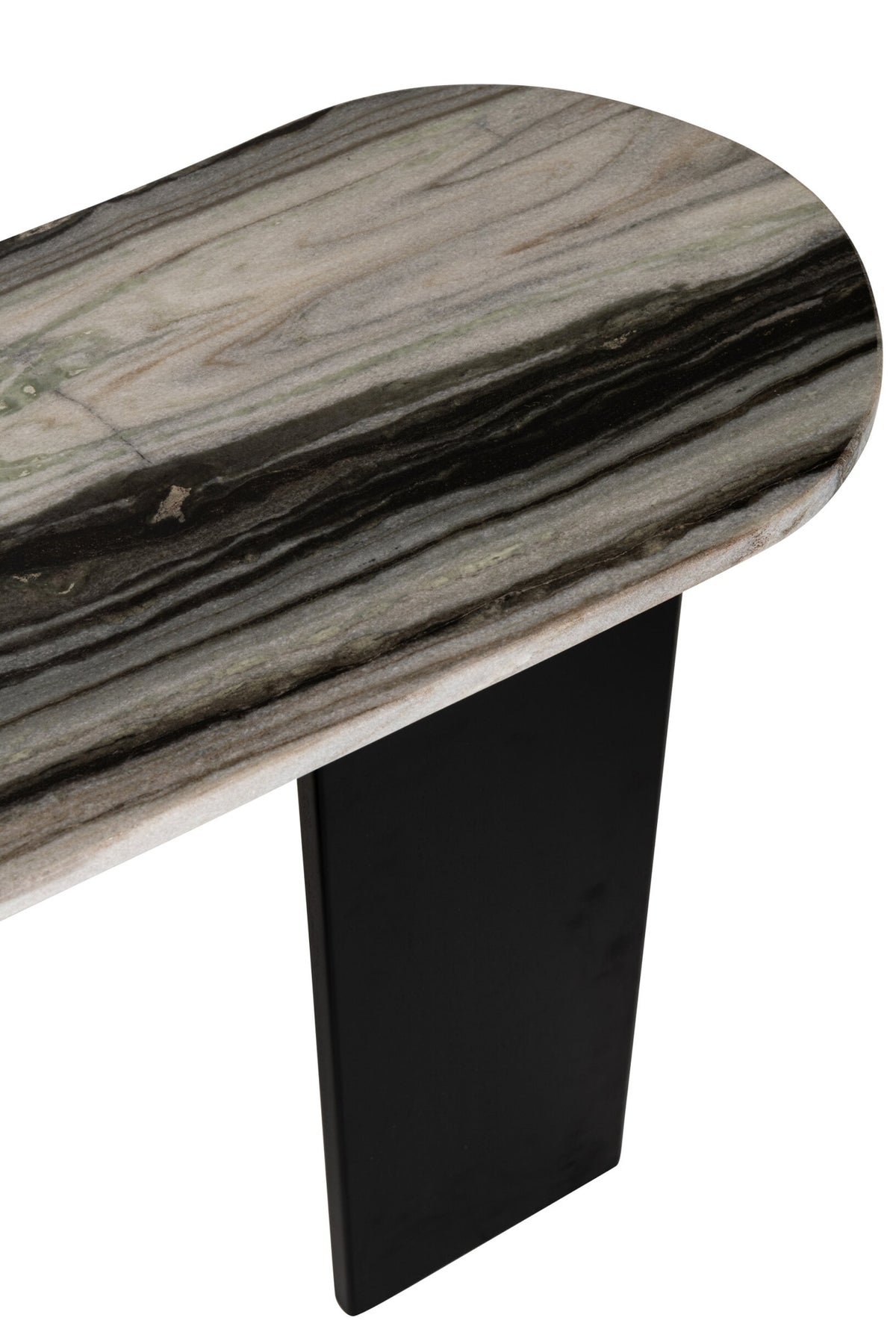 Console Table Mathilde Black/Grey Marble J-Line