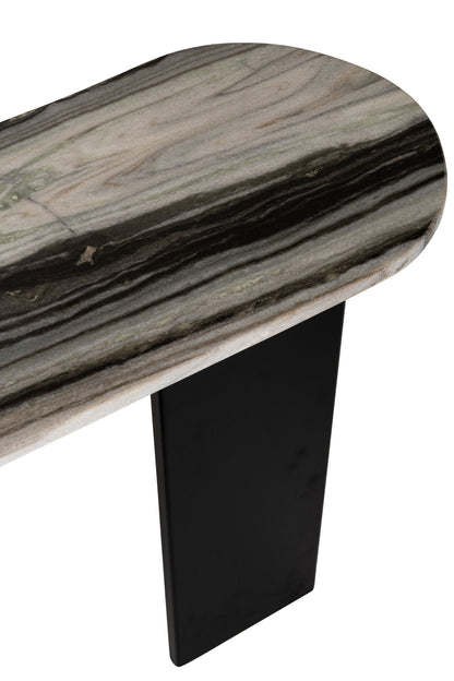 Console Table Mathilde Black/Grey Marble J-Line