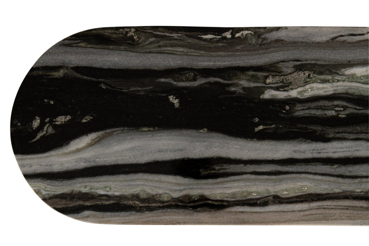 Console Table Mathilde Black/Grey Marble J-Line