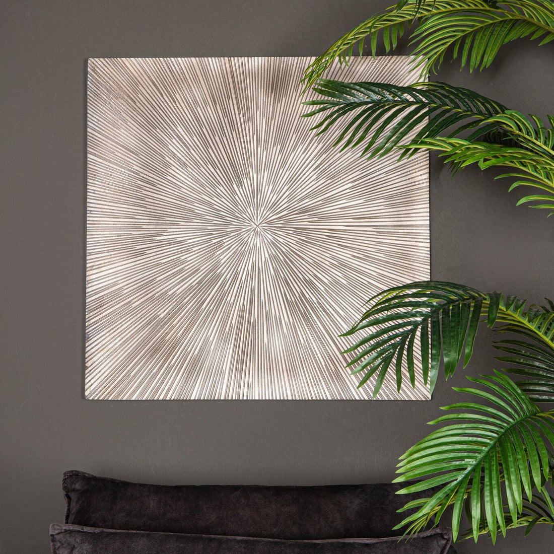 Wall panel Zapp white ribbed square Large PTMD