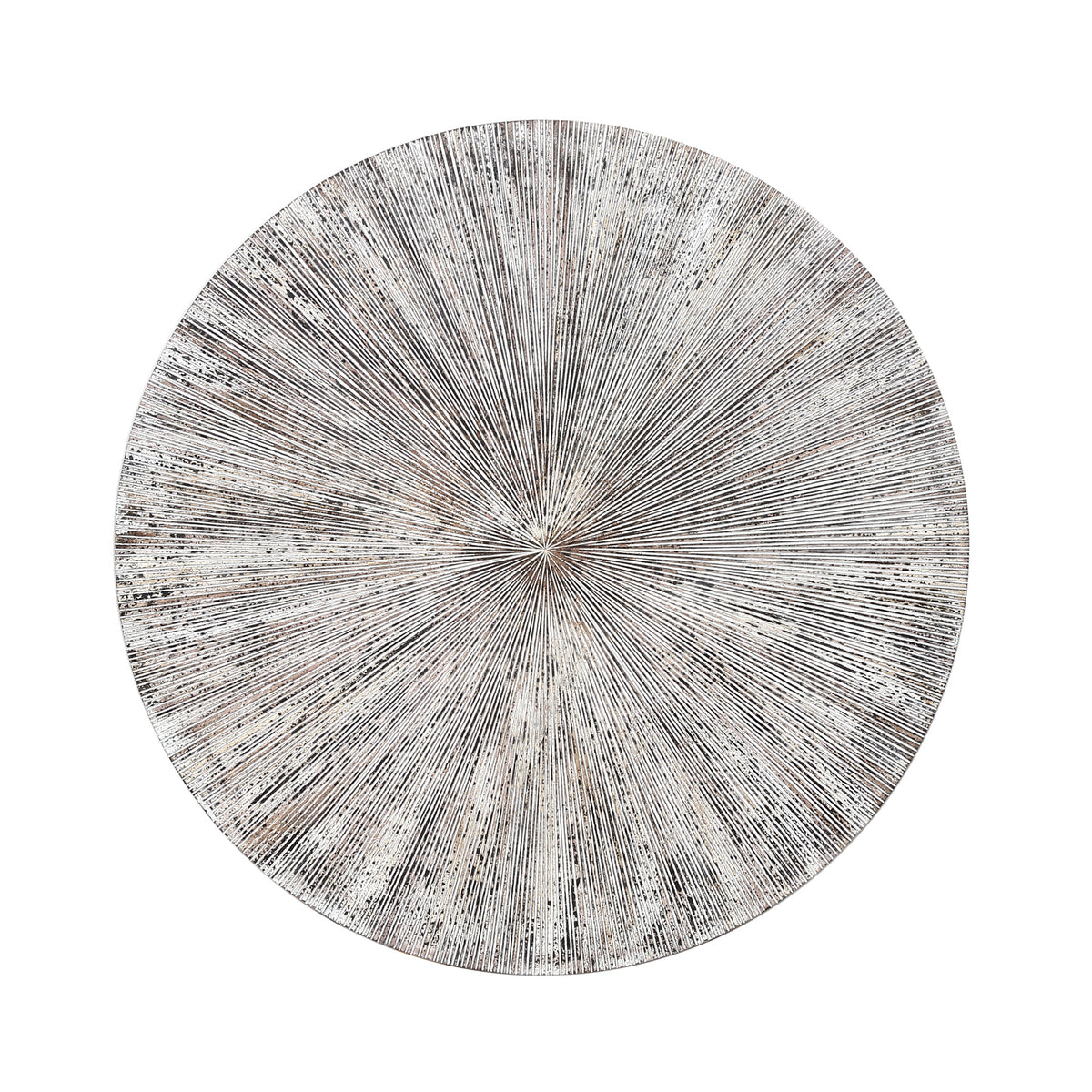 Wall Panel Zapp Ribbed Round White Large PTMD