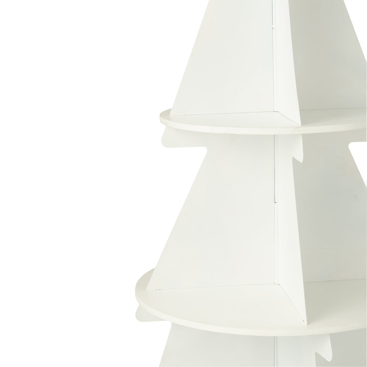 Christmas Tree Display Metal White Medium J-Line