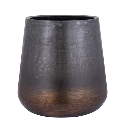 Nouska Black Aluminum Pot With Copper Bottom M PTMD