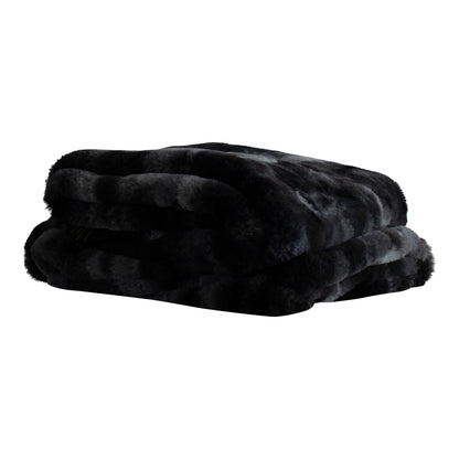 Linde Throw Black Velvet 150x200cm PTMD