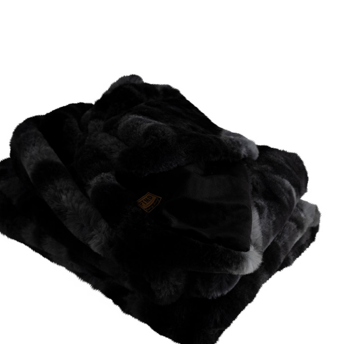 Linde Throw Black Velvet 150x200cm PTMD