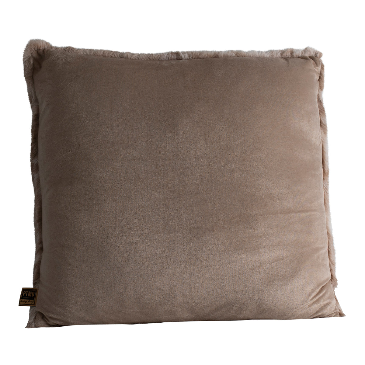 Linde Cushion Beige Velvet 60x60cm PTMD
