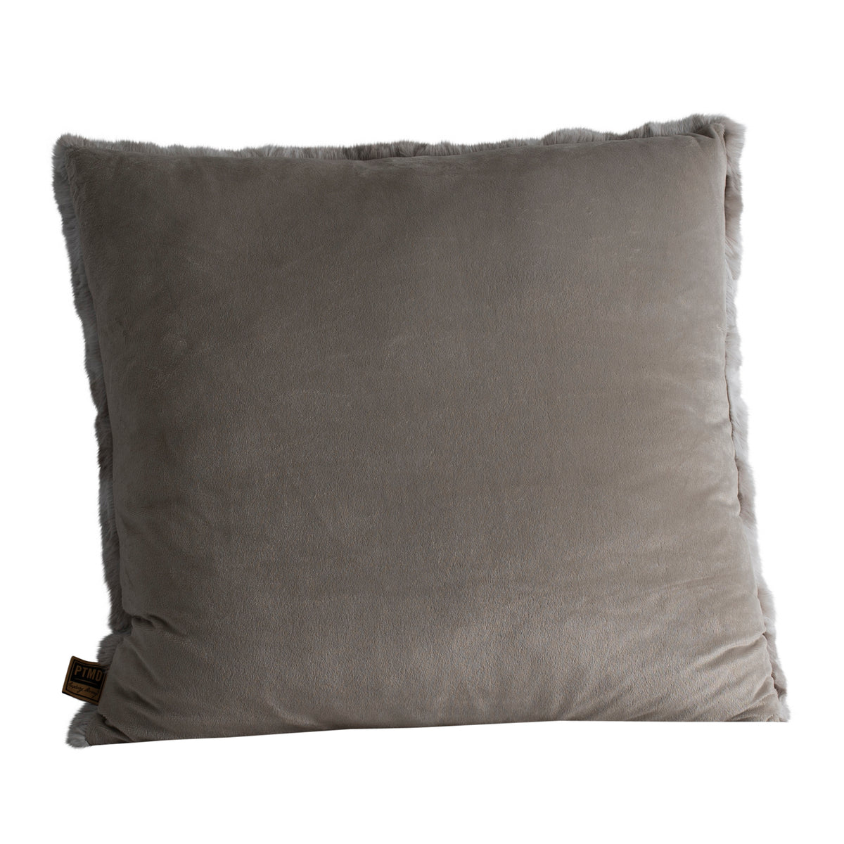 Linde Cushion Grey Velvet 60x60cm PTMD