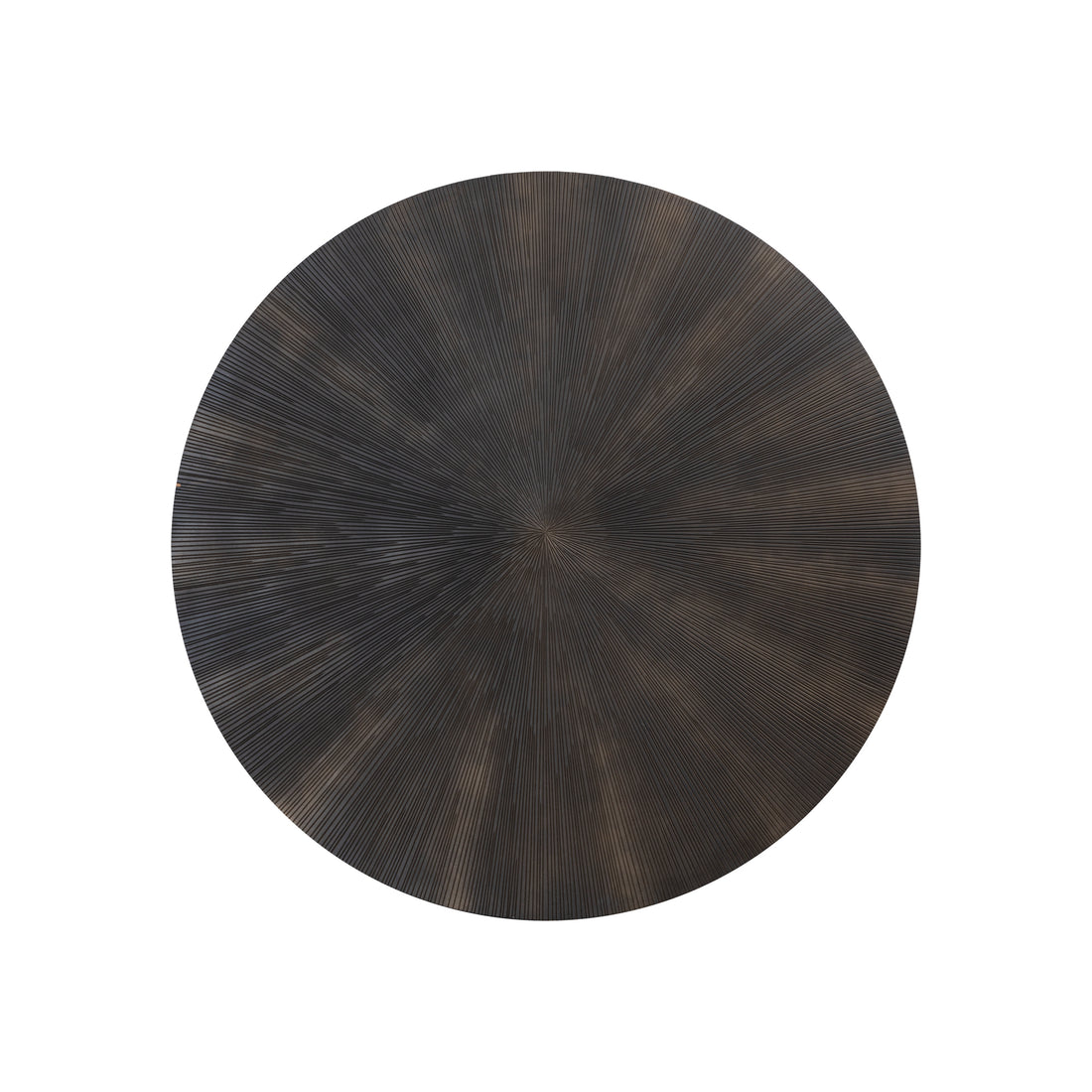 Zapp Round Wall Panel Black MDF with Gold PTMD