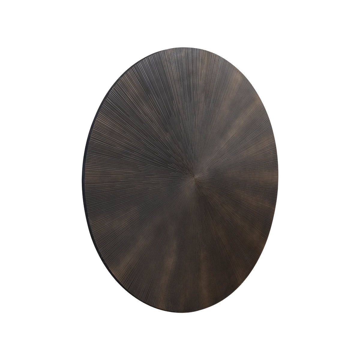 Zapp Round Wall Panel Black MDF with Gold PTMD