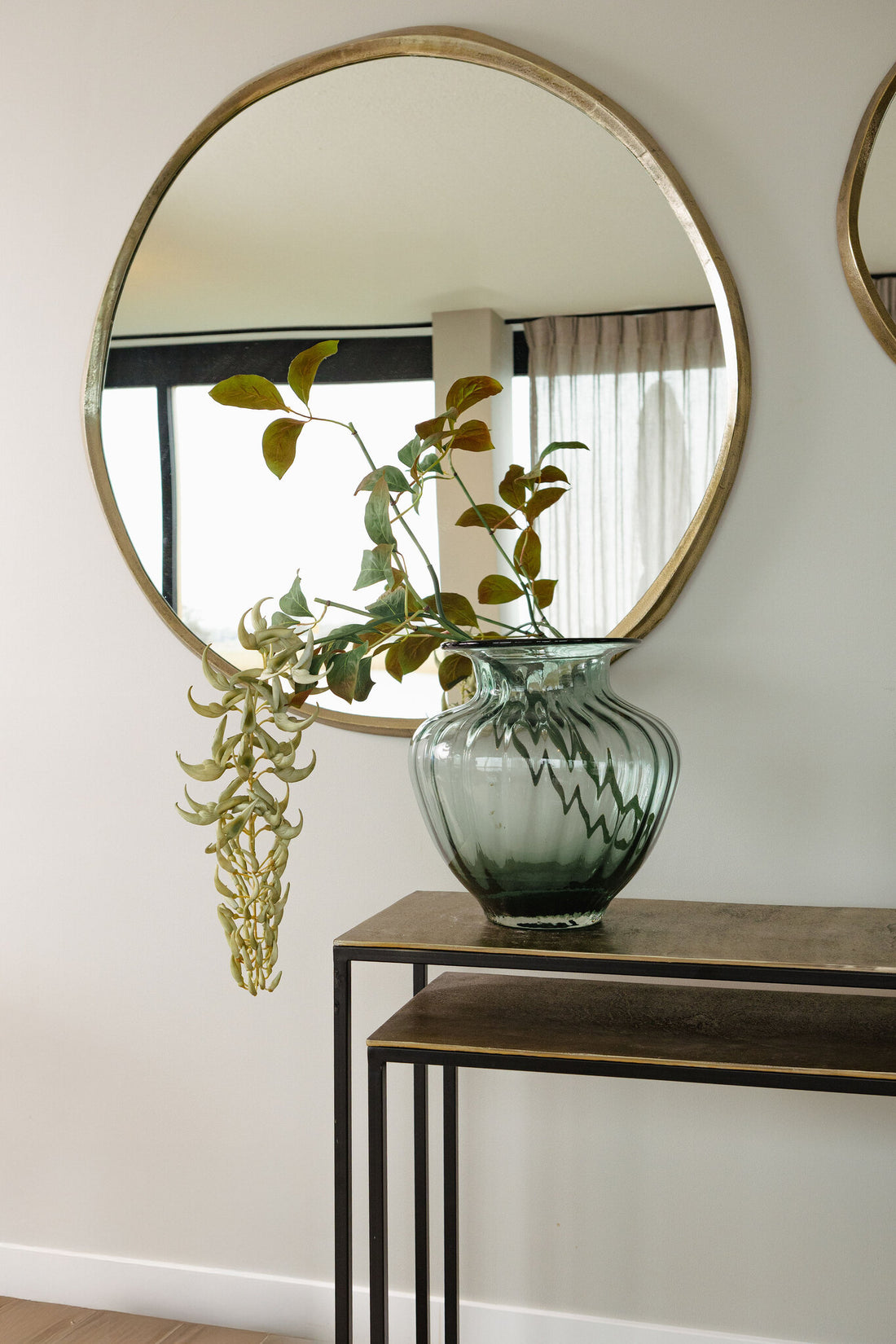 Limara Mirror - 115x115x2 cm - Aluminium - Brass PTMD