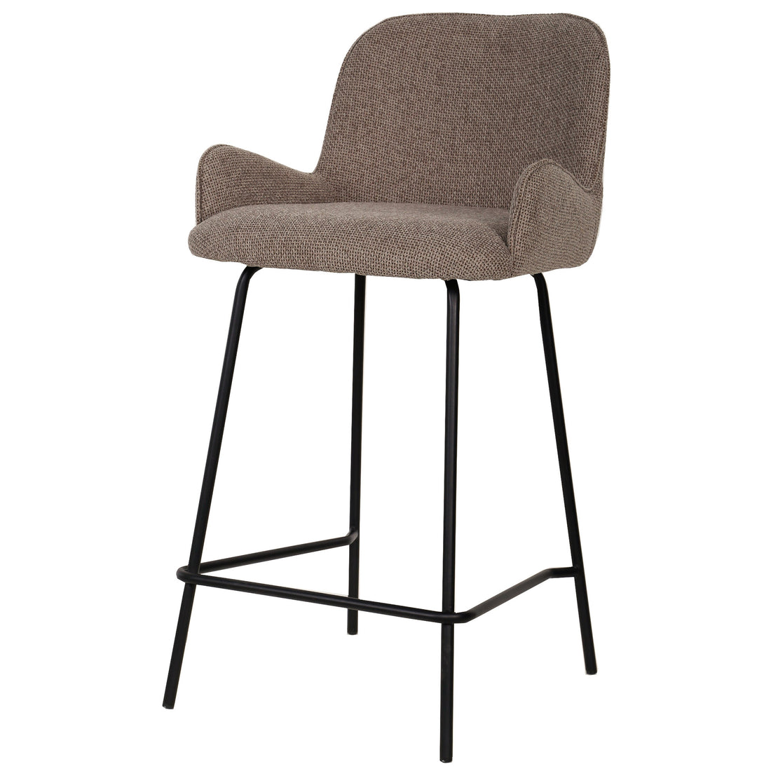 Leander Beige Bar Stool PTMD