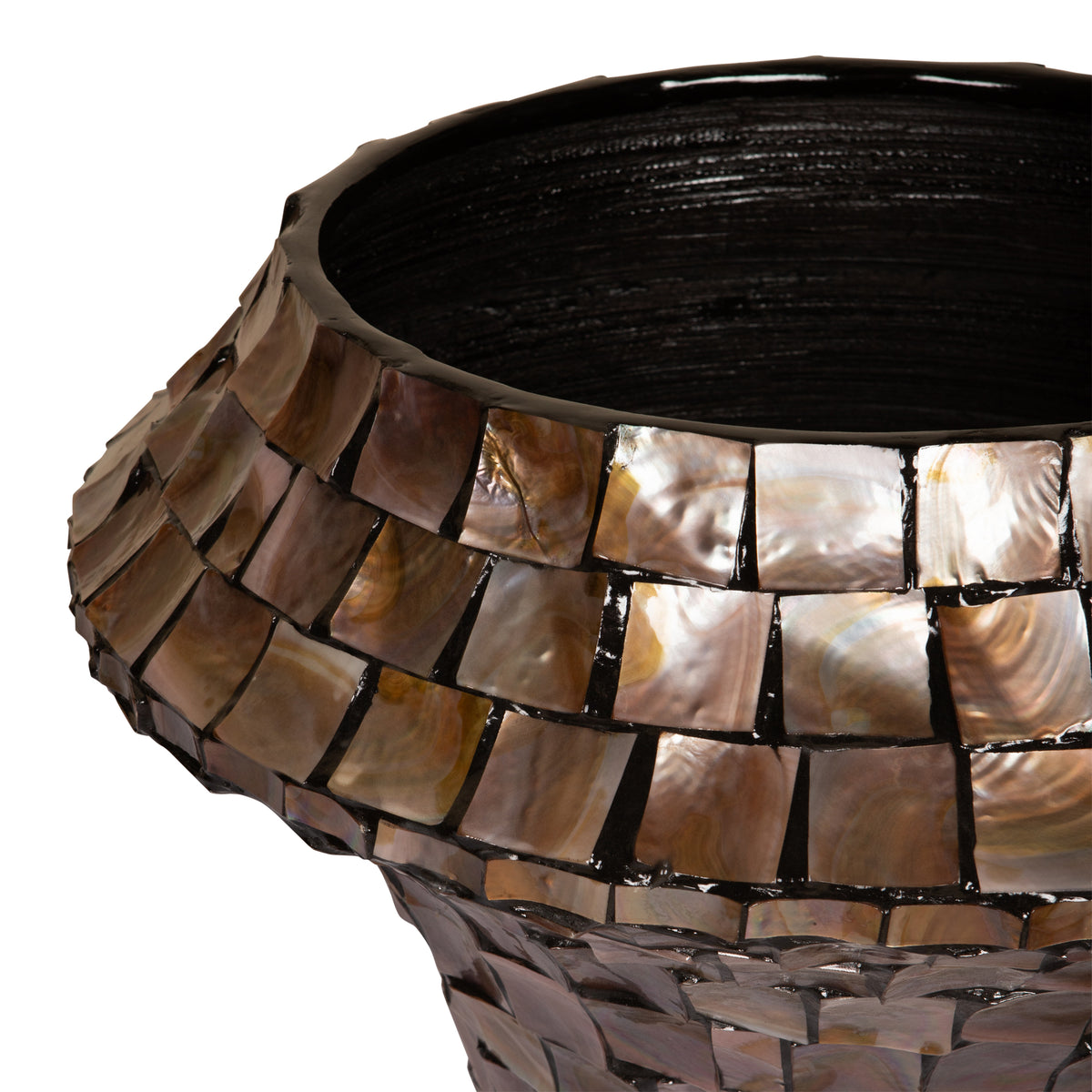 Daven Bronze Poly Shell Bamboo Pot Round Large PTMD