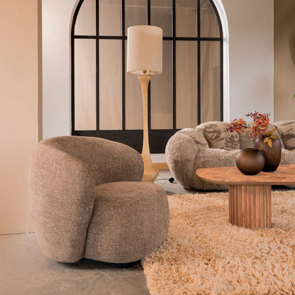 Aphrodite Taupe Armchair legacy 3 mink PTMD
