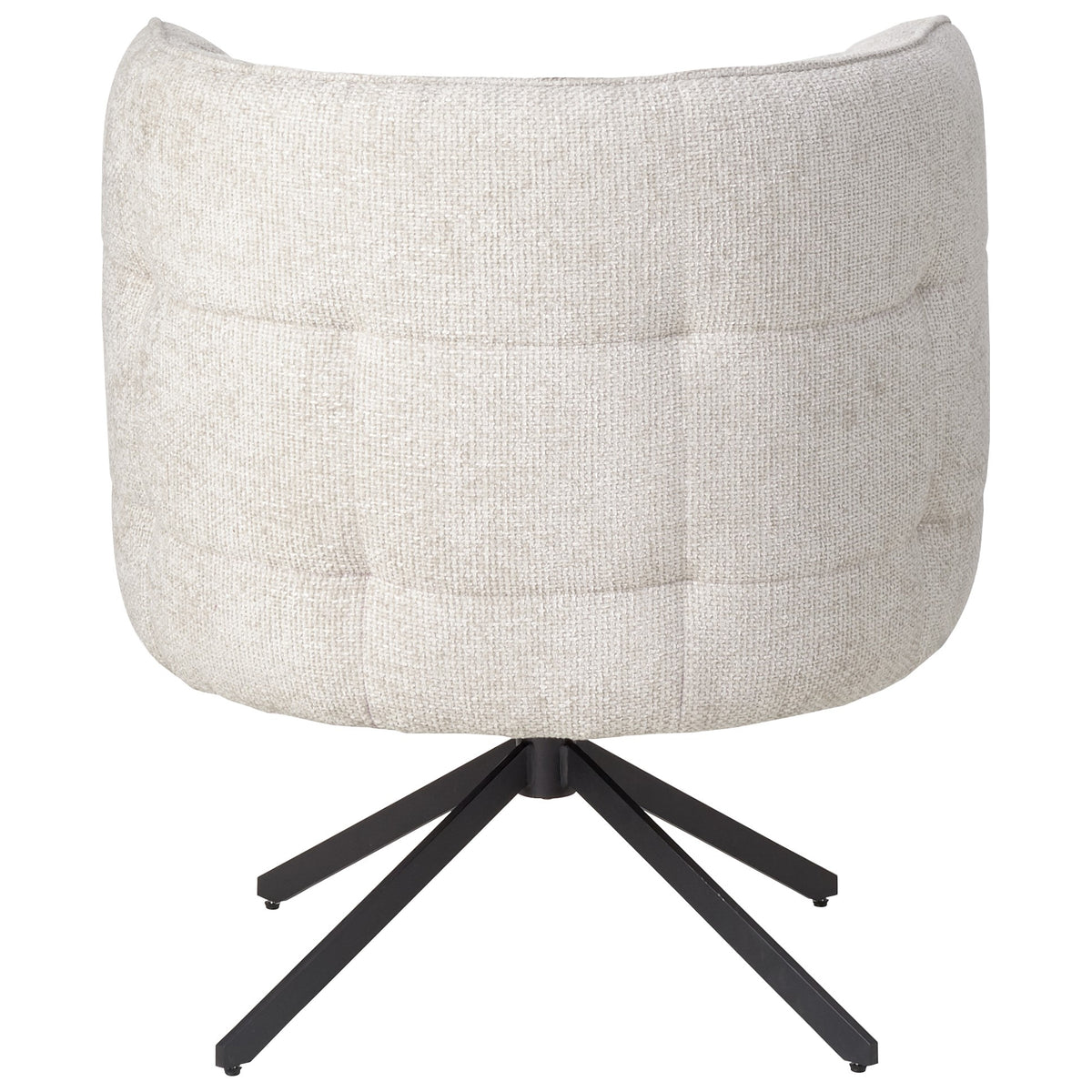Odin Cream Dining Chair legacy 15 matte black leg PTMD