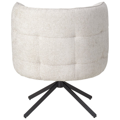 Odin Cream Dining Chair legacy 15 matte black leg PTMD