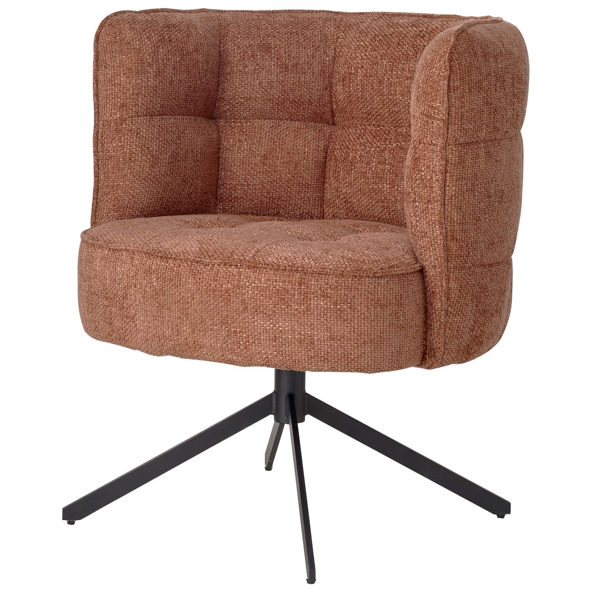 Odin Rust Dining Chair legacy 6 deepterra black leg PTMD