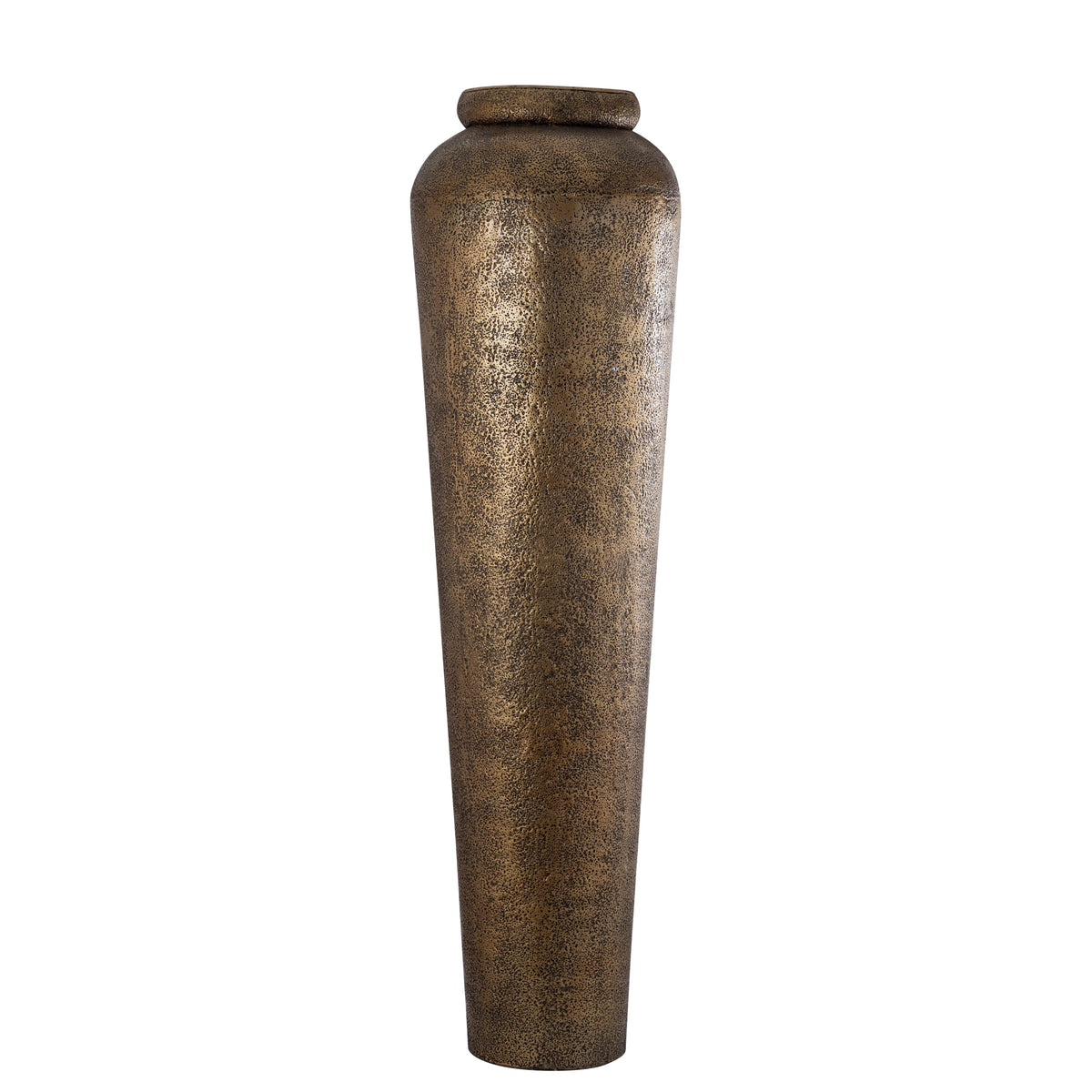 Flower pot Zavir - 50x50x173 cm - Aluminium - Gold PTMD
