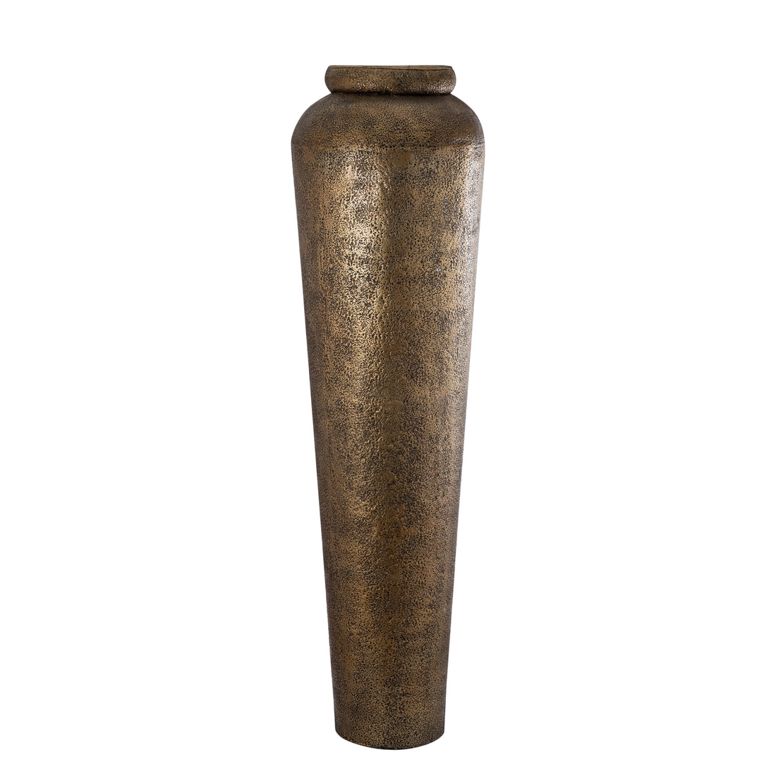 Flower pot Zavir - 50x50x173 cm - Aluminium - Gold PTMD