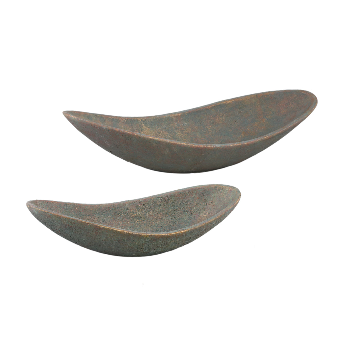 Dawer Grey Cement Bowl Organic Shape L PTMD