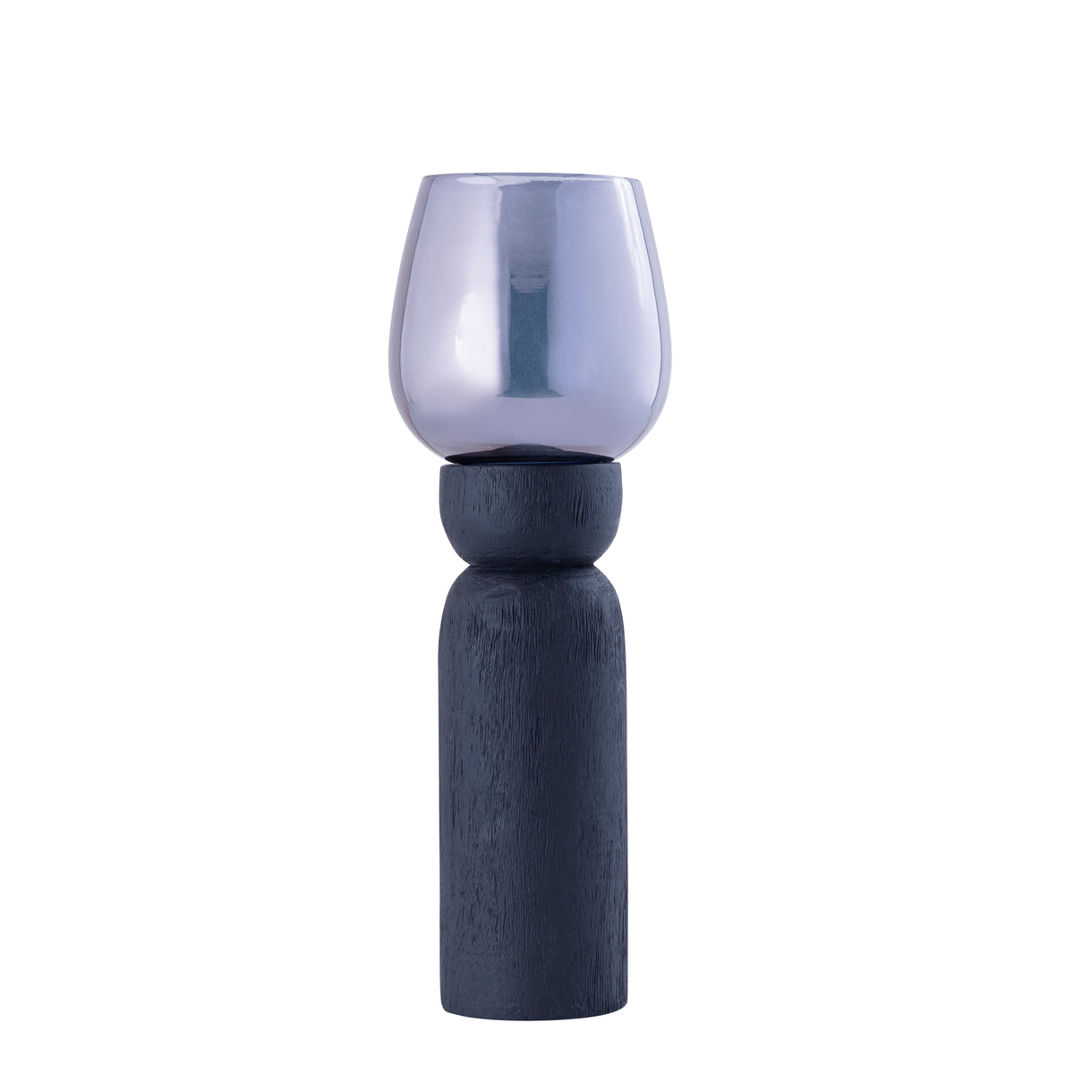 Qez Mango Wood Black Lantern Set of 3 PTMD