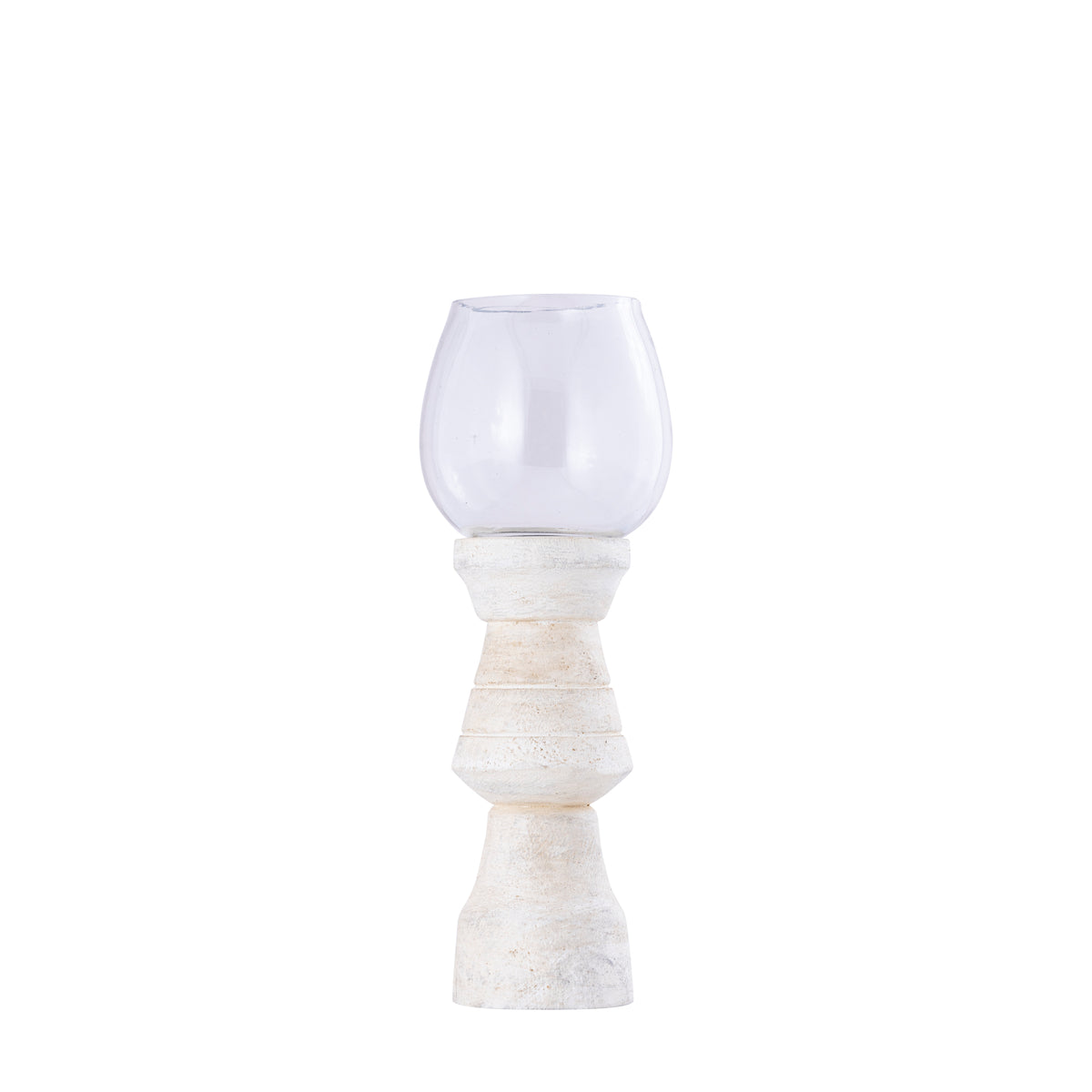 Qez Mango Wood Cream Tealight Bundle of 3 PTMD
