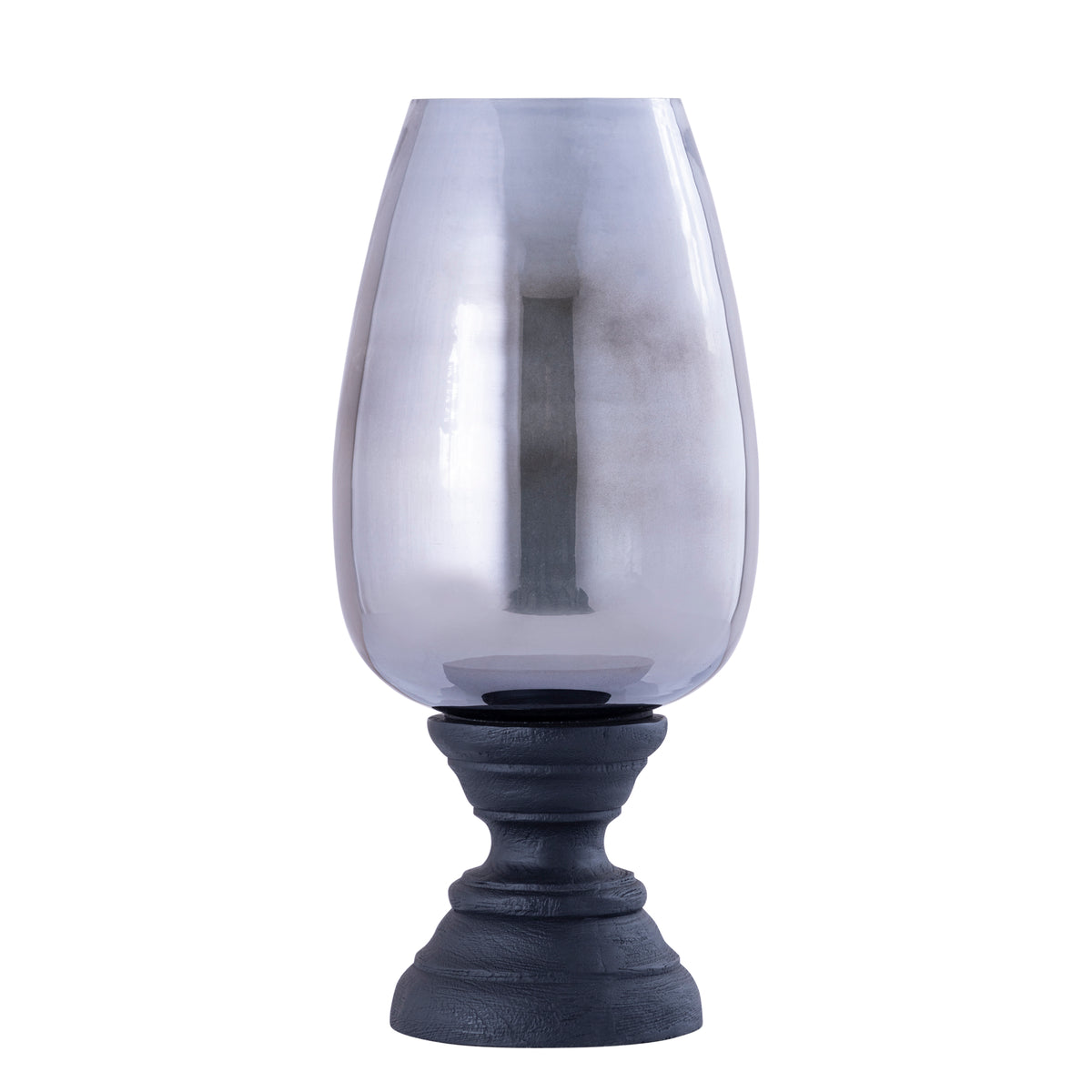 Qez Mango Wood Black Lantern XL Ø20x44cm PTMD