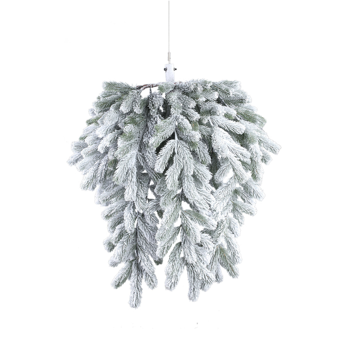 Christmas Ornament Rosamond - 60x60x80 cm - PVC - White PTMD
