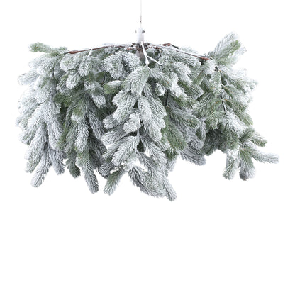 Christmas decoration Rosamond - 100x100x50 cm - PVC - White PTMD