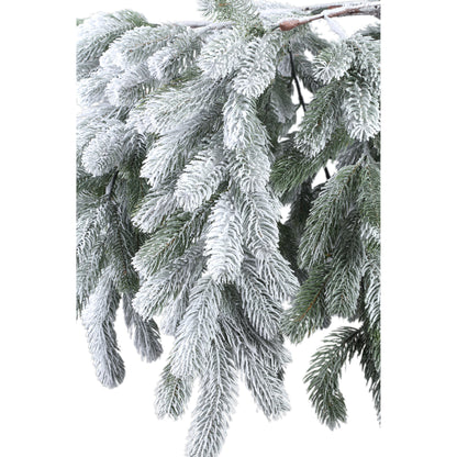 Christmas decoration Rosamond - 100x100x50 cm - PVC - White PTMD