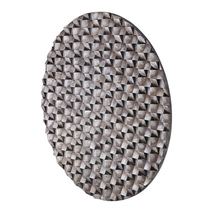 Wall Panel Zoaya Bronze 3D Round Large Ø120cm PTMD
