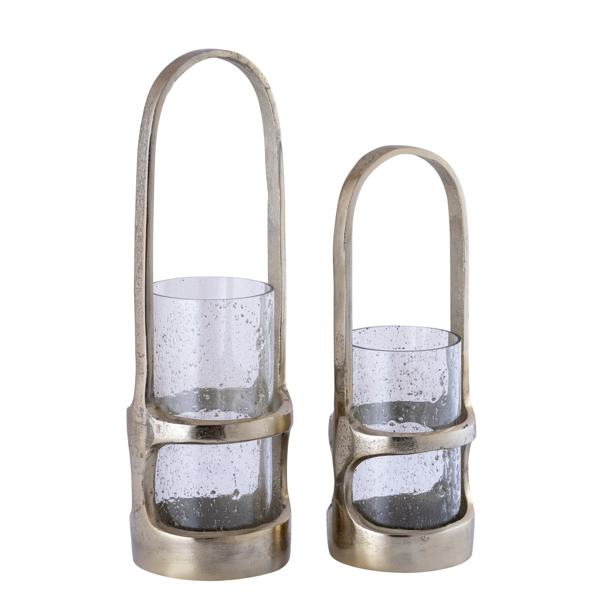 Lantern Rahana L - 15x15x49 cm - Aluminum - Gold PTMD